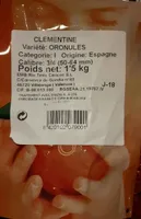 Clémentine  variete Oronules