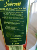ZUMO DE MELOCOTON Y UVA