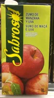 Zumo de manzana y uva