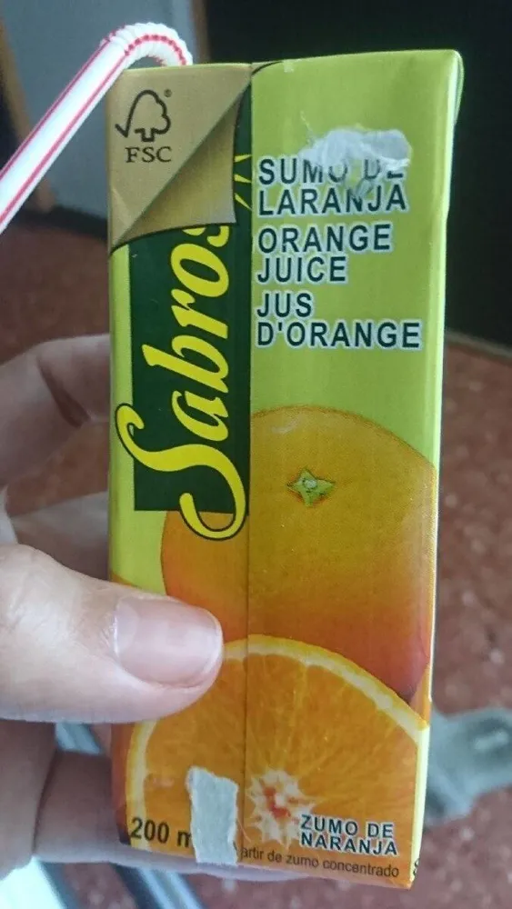 Zumo de naranja sabrosol