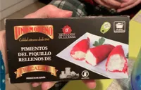 Pimientos del piquillo rellenos de bacalao