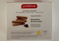 Barquillos de chocolate