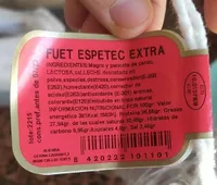 FUET ESPETEC EXTRA