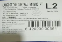 Langostino Austral entero RT