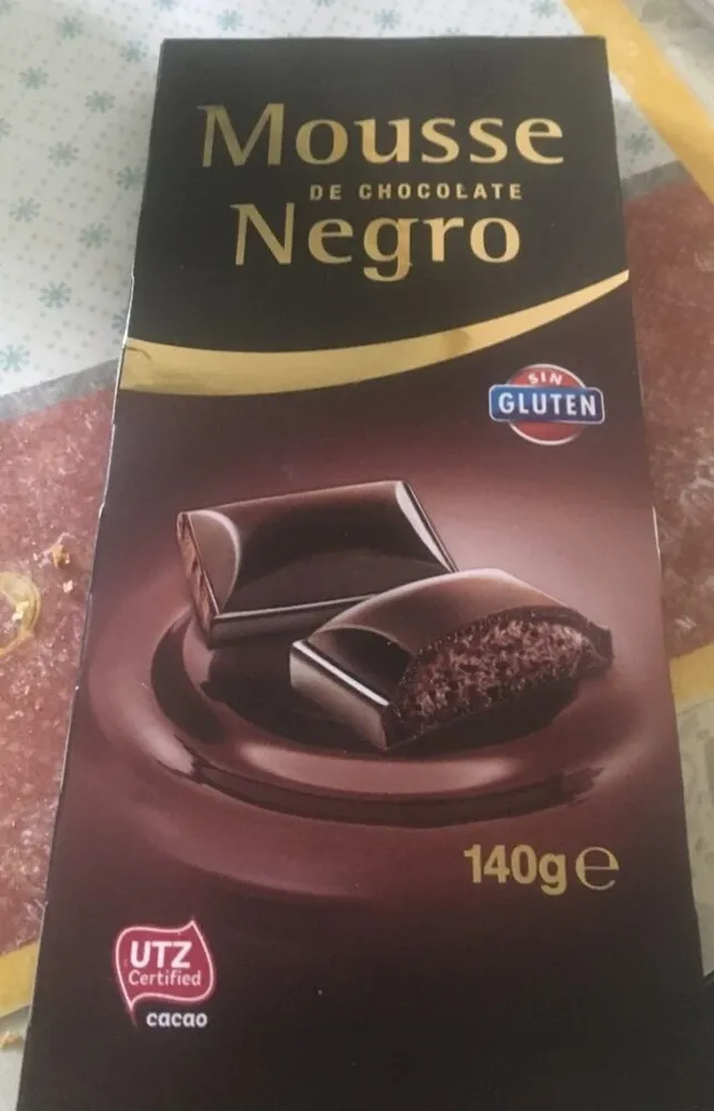 Mousse de chocolate negro