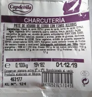 Paté de hígado de cerdo con finas hierbas