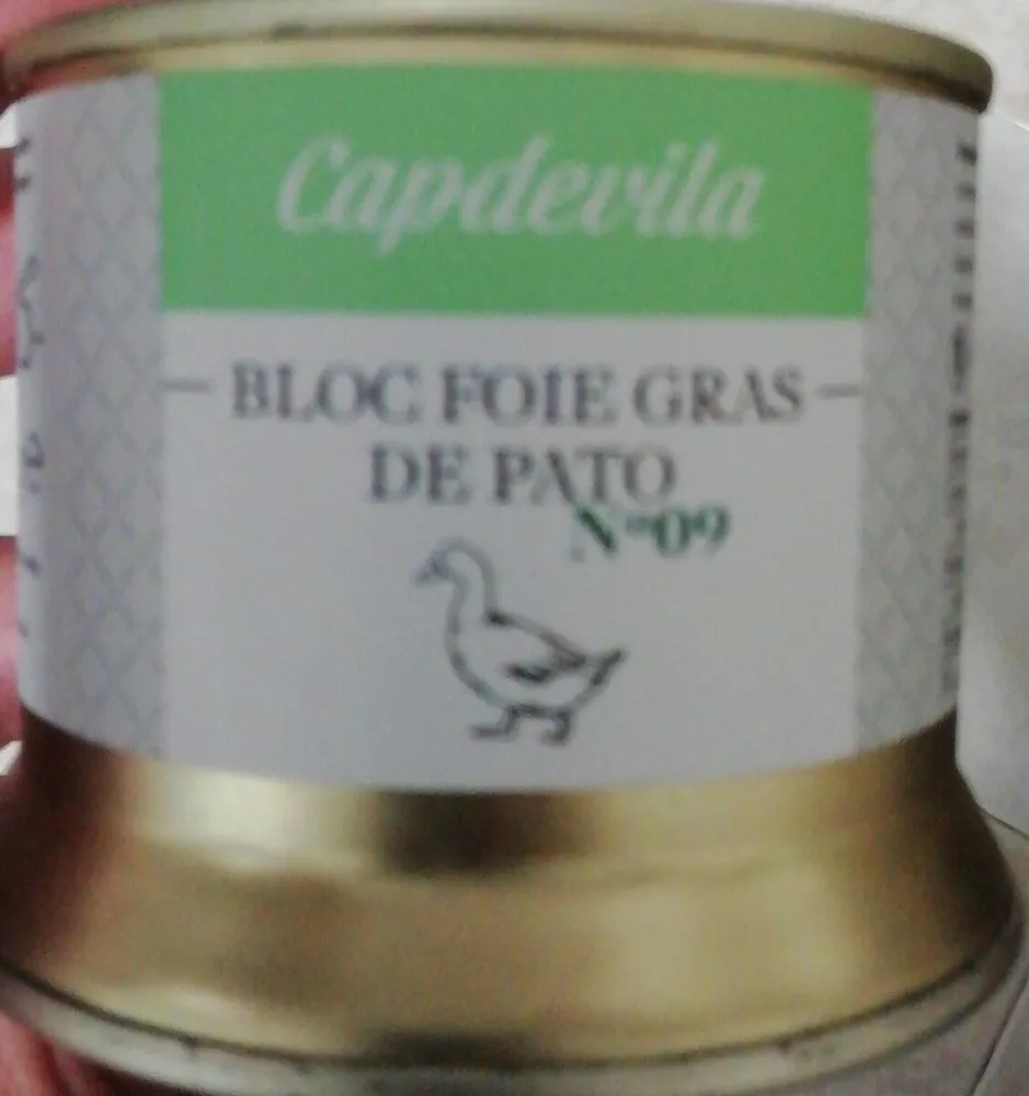 Bloc foie gras de pato