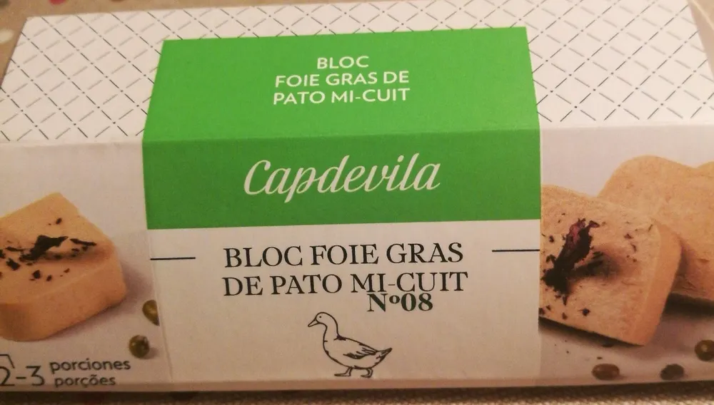 Foie gras de pato mi-cuit