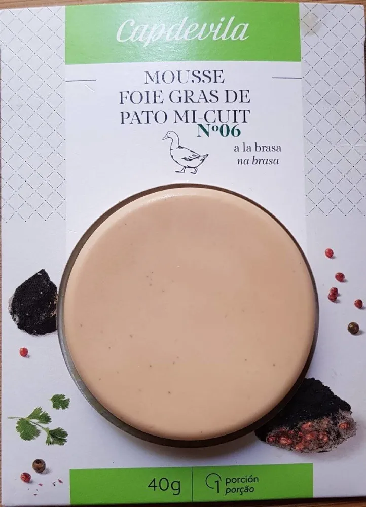 Mousse Foie Gras de Pato Mi-Cuit