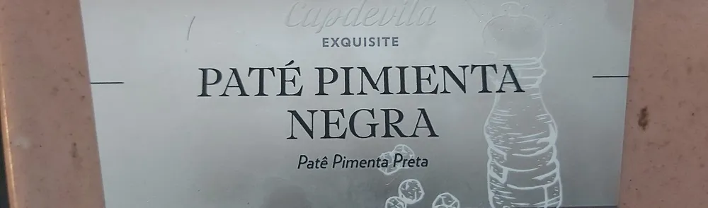 Patê Pimenta Preta