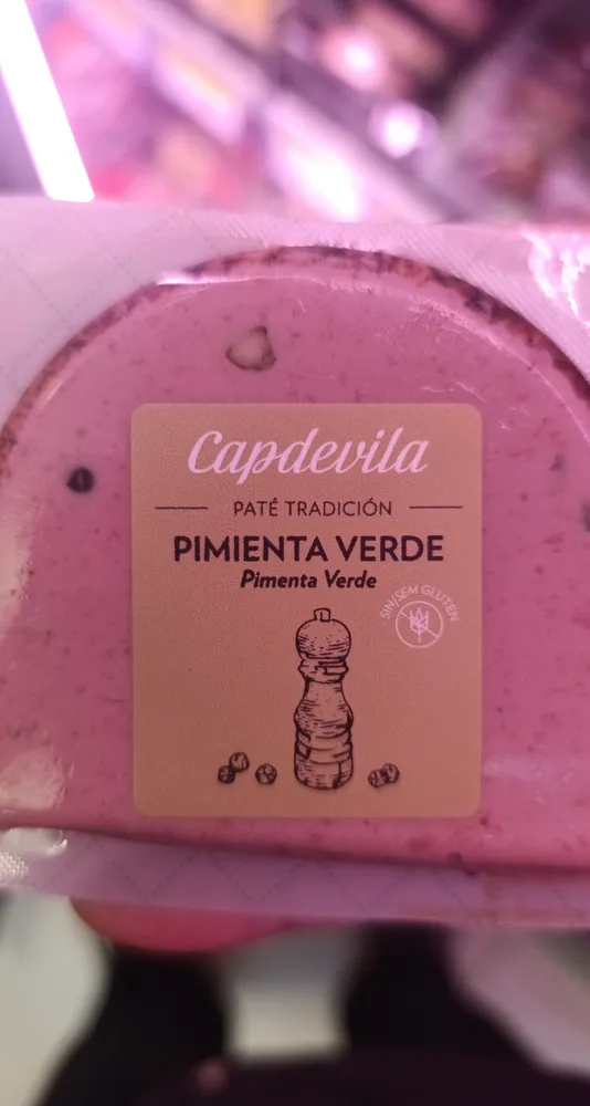 Patê de fígado de porco com pimenta verde