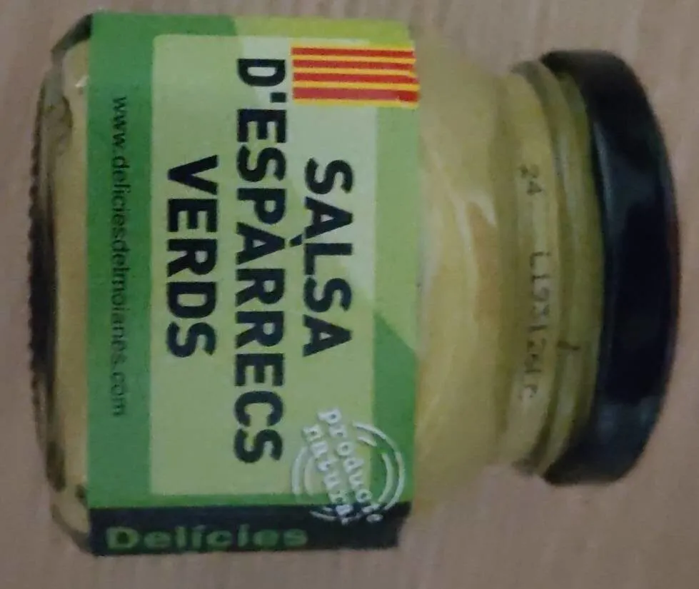Salsa de espárragos verdes