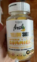 Yellow shot gummies