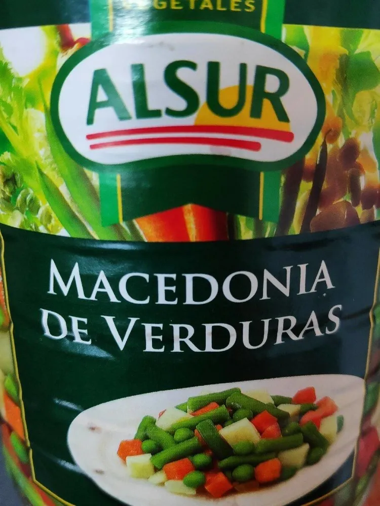 Macedonia de verduras