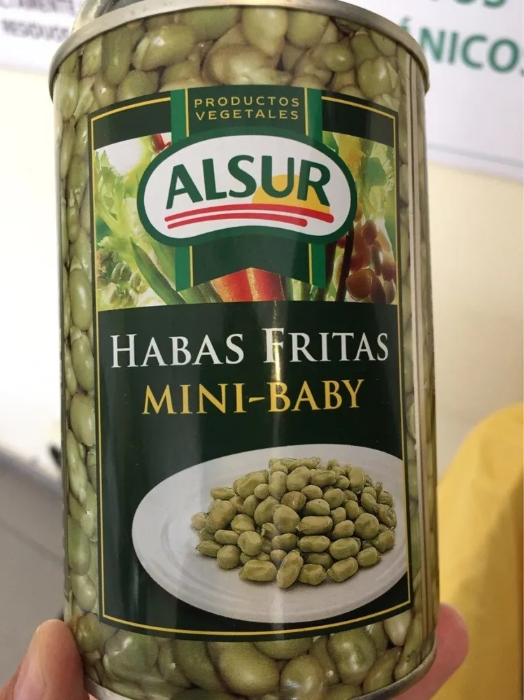 Habas fritas mini-baby