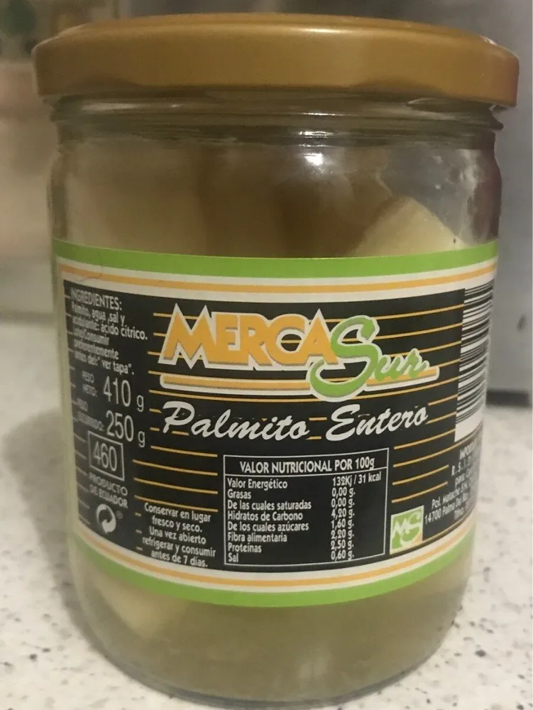 Palmito entero