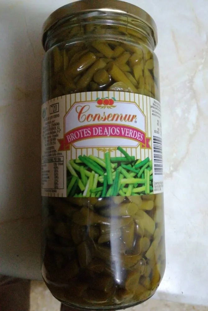 Brotes de ajos verdes