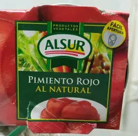 Pimiento rojo al natural