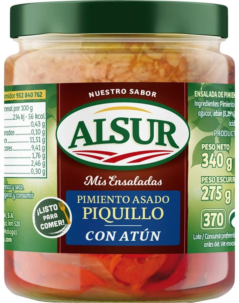 Pimiento asado piquillo con atún