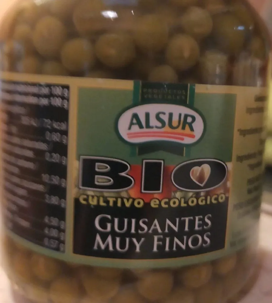 Guisantes muy finos
