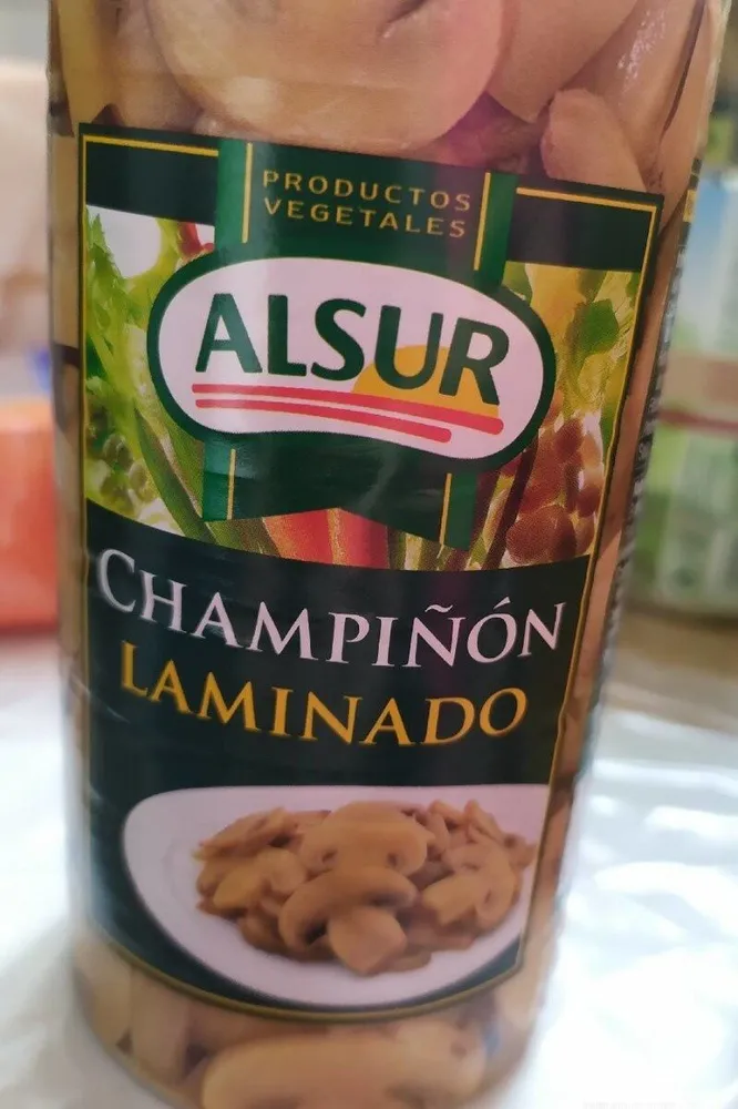 Champiñón laminado