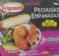 Pechugas empanadas de pollo