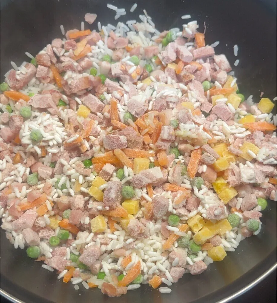 York y bacon con arroz
