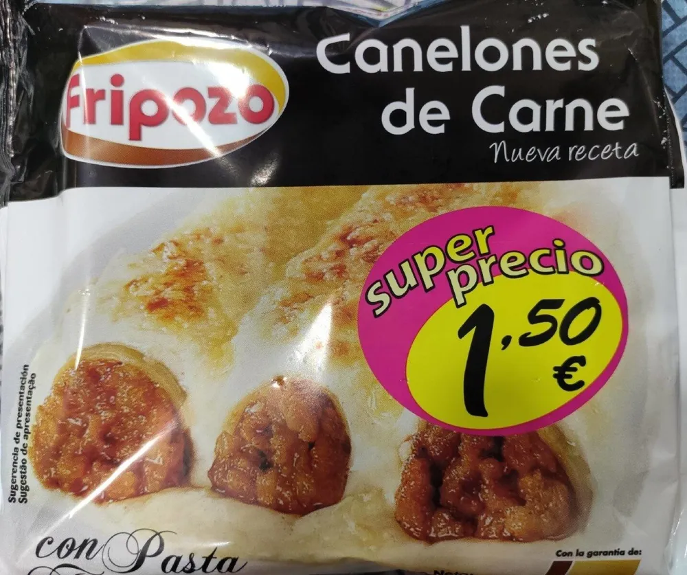 Canelones de carne