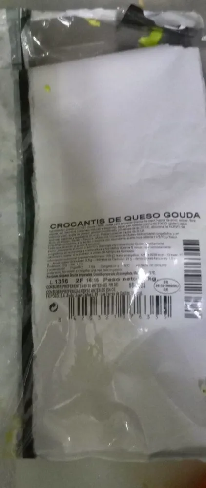 Crocantes de queso Gouda