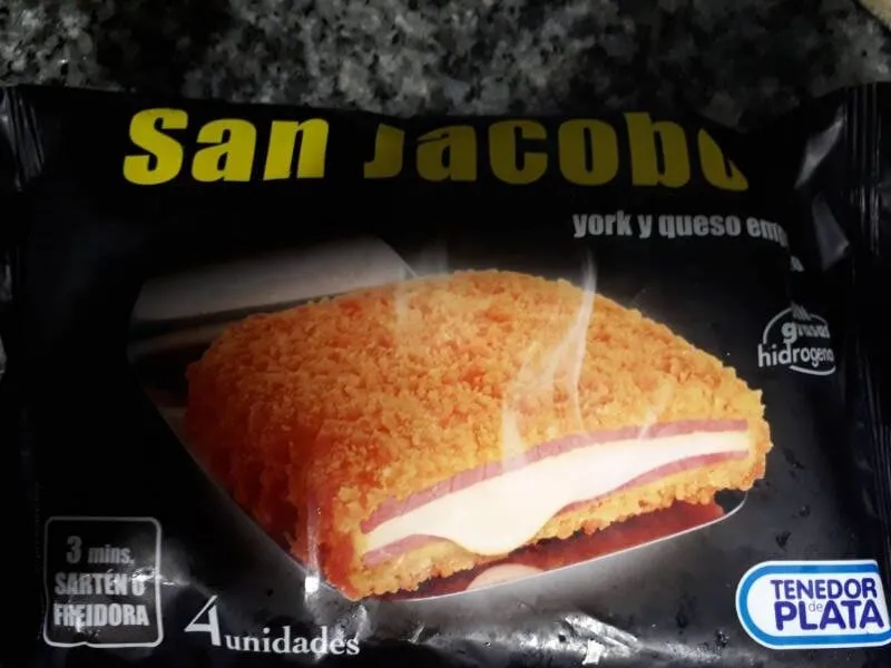 San Jacobos York y queso empanado