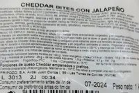 Cheddar bites jalapeños
