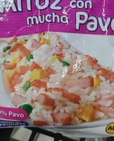Arroz con mucho pavo