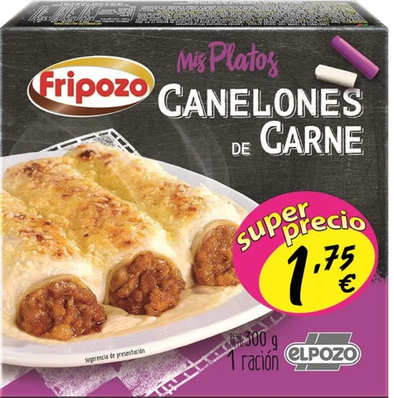 Canelones de carne