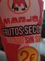Frutos secos tostado sin sal