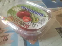 Dulce de frutas de manzana, ciruela y fresa