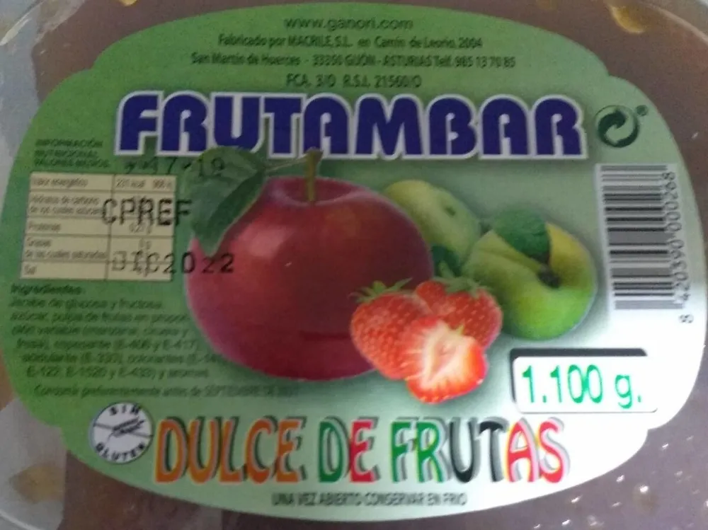 Dulce de frutas