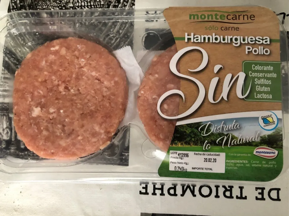 Hamburgesa pollo