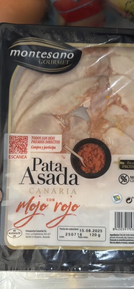 Pata Asada con Mojo rojo