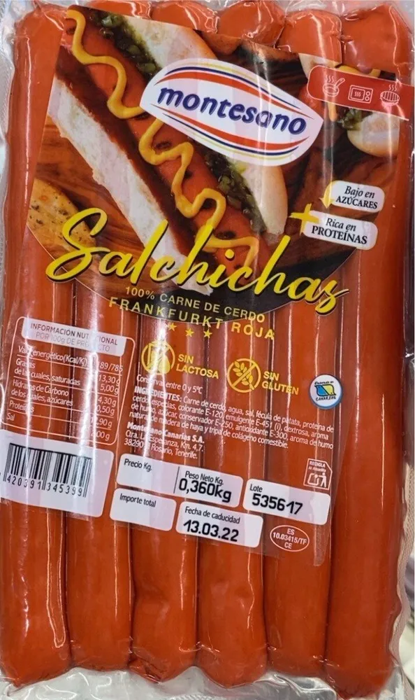 Salchicha Frankfurt Roja