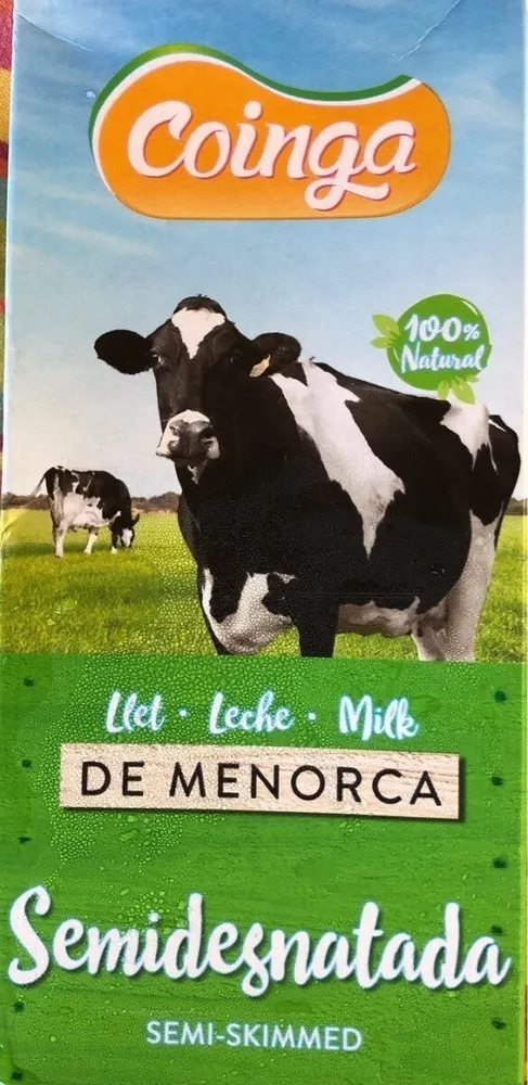 Llet·Leche·Milk de Menorca Semidesnatada