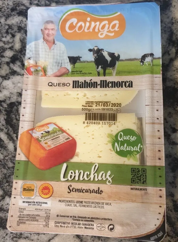 Queso Mahón - Menorca