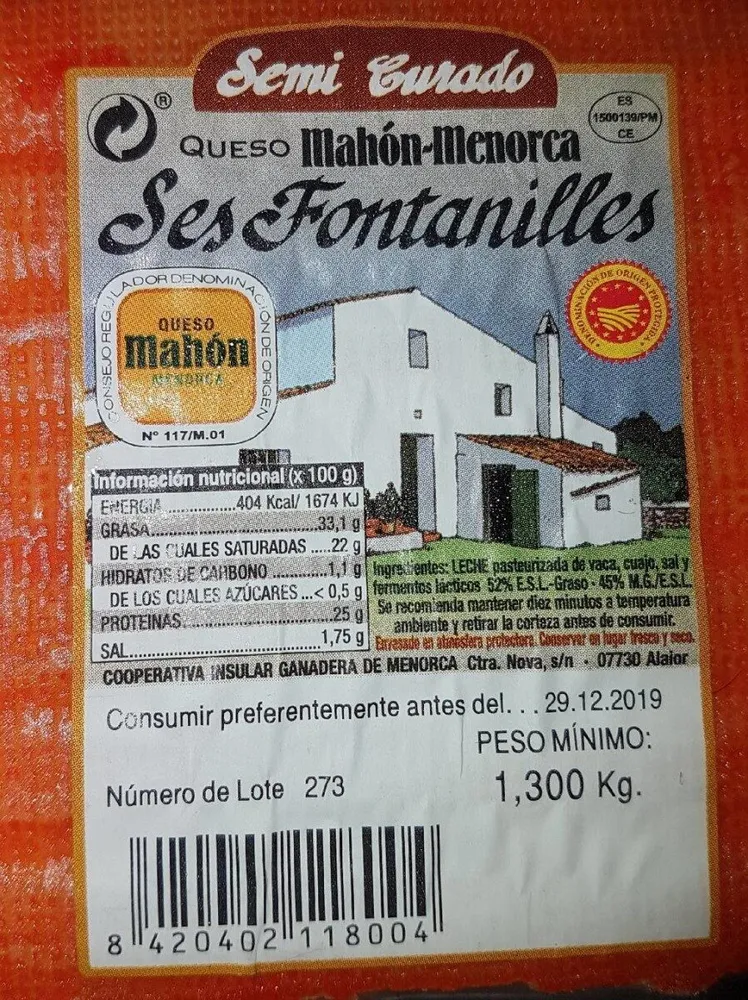 Queso Mahón-Menorca