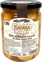 Ajos aliñados con aceite de oliva virgen extra