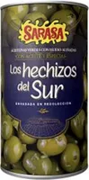 Aceitunas verdes aliñadas con hueso