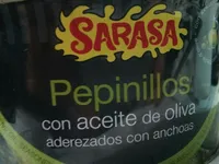 Pepinillos con aceite oliva aderezados con anchoas