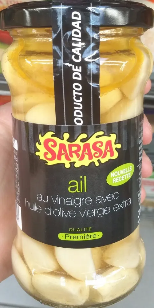 Ail au Vinaigre avec Huile d'Olive Vierge Extra