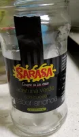 Aceituna verde sabor anchoa