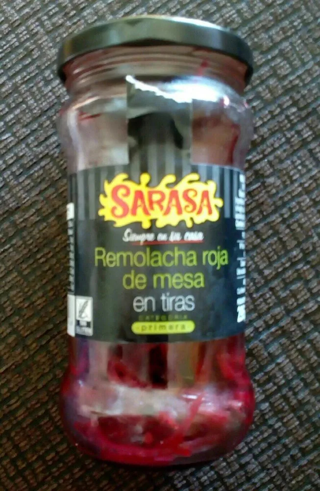 Remolacha en tiras