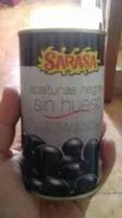 Olives noires dénoyautées