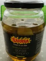 Aceituna verde gordal con pepino